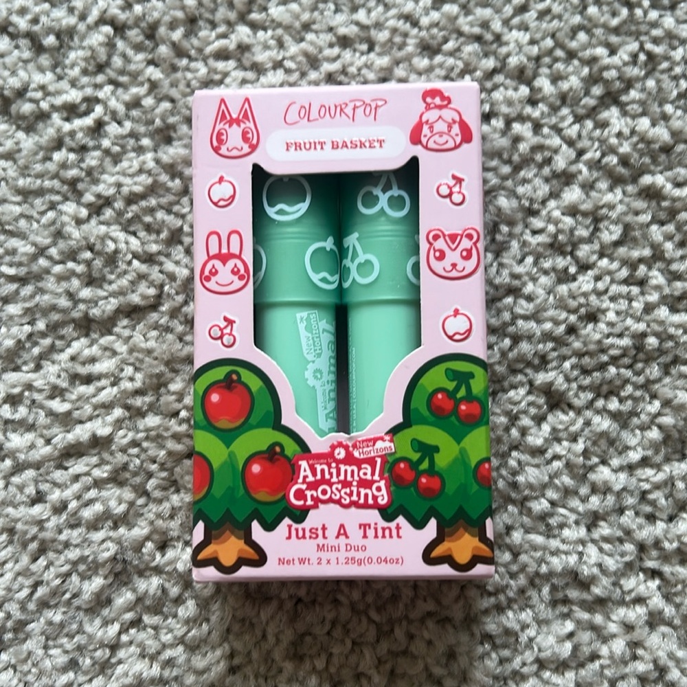 Colourpop “Fruit Basket” Animal Crossing Lip Duo LIMITED EDITION